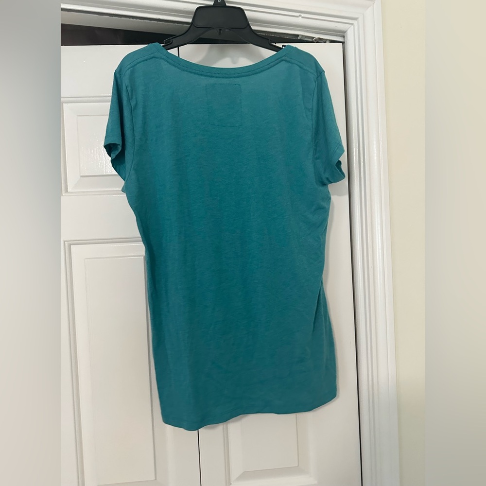 Women's Teal Pineapple Graphic Tee - Picture 3 of 3